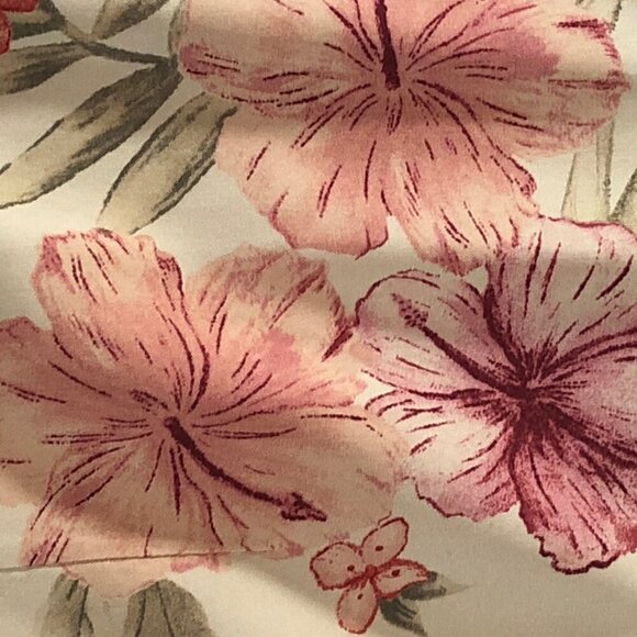 Liz Golf Yellow Red floral short sleeve collar blouse Women Size 2X - Picture 2 of 6